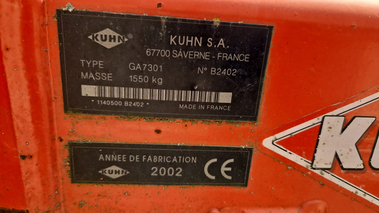 Ranghinatore usato Kuhn GA 7301 - Сіноворушилка: фото 5 Ranghinatore usato Kuhn GA 7301 - Сіноворушилка: фото 5