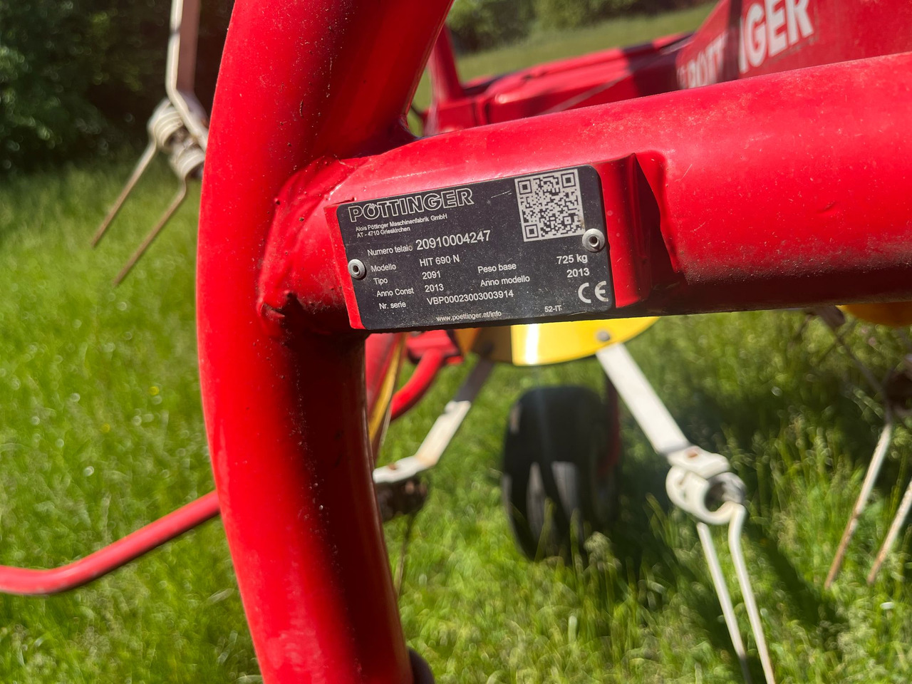 Voltafieno usato Pottinger Hit 690 N - Сіноворушилка: фото 5 Voltafieno usato Pottinger Hit 690 N - Сіноворушилка: фото 5