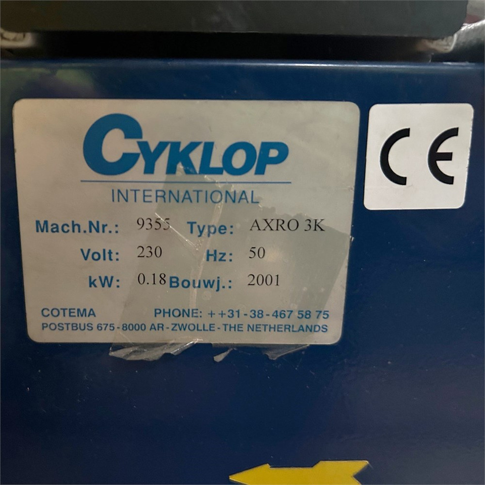ABC Cyklop Axro 3k - Верстат: фото 4 ABC Cyklop Axro 3k - Верстат: фото 4