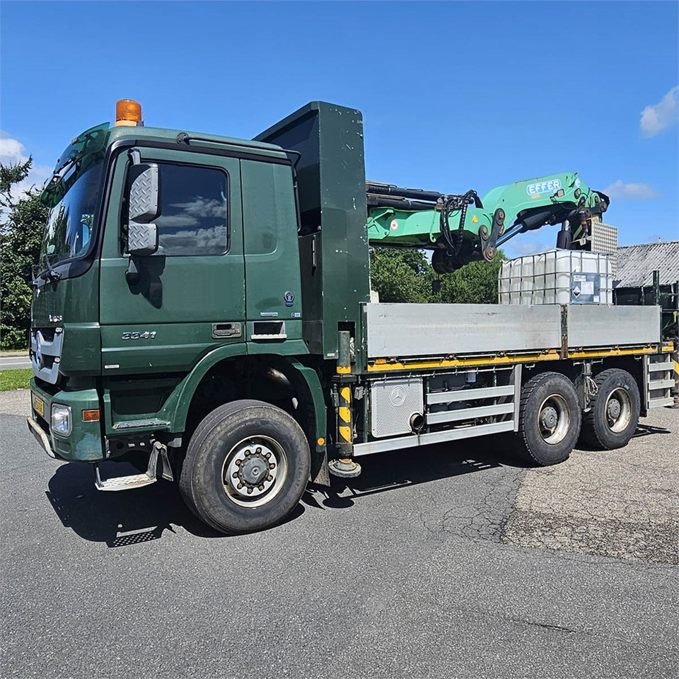 Mercedes Actros 3341 A BlueTec 5 - Бортова вантажівка/ Платформа, Вантажівка з маніпулятором: фото 1 Mercedes Actros 3341 A BlueTec 5 - Бортова вантажівка/ Платформа, Вантажівка з маніпулятором: фото 1