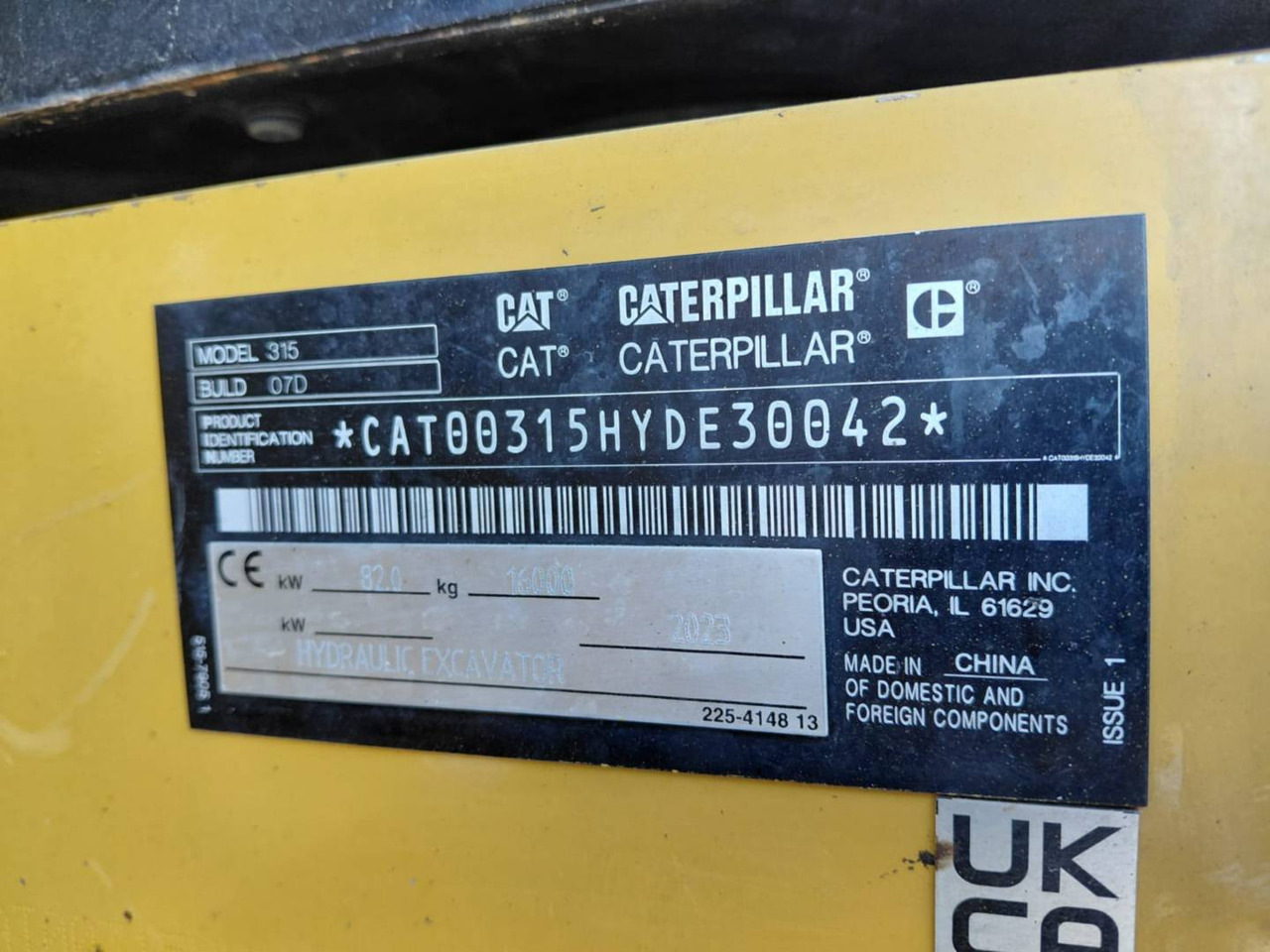 Гусеничний екскаватор CAT 315: фото 17