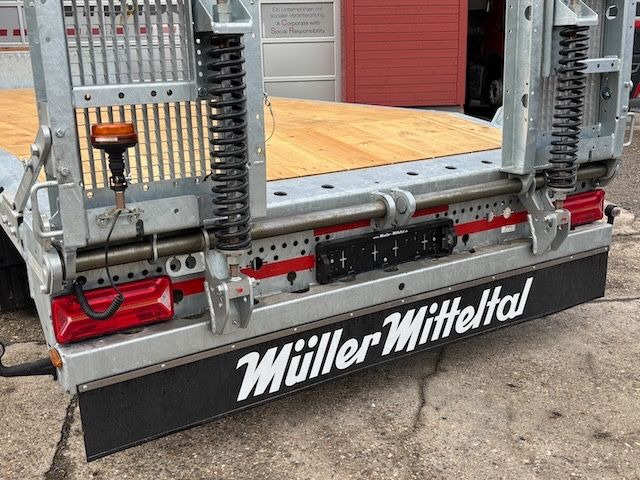 Müller-Mitteltal ETÜTAR 14,4 Plateau, LED Runduml. Containerver - Низькорамна платформа причіп: фото 5 Müller-Mitteltal ETÜTAR 14,4 Plateau, LED Runduml. Containerver - Низькорамна платформа причіп: фото 5