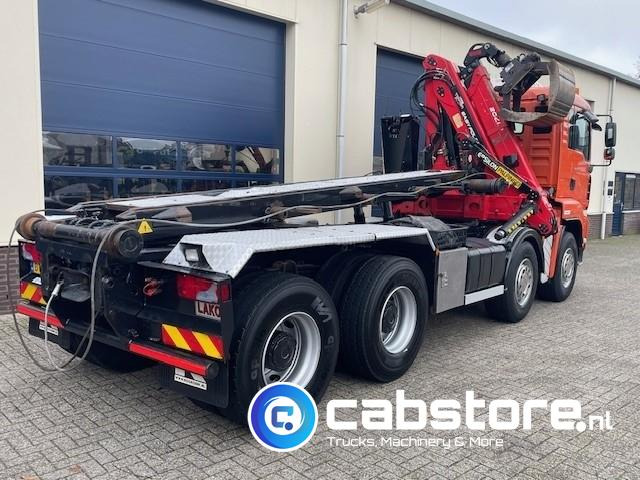 MAN TGA 41.440 8X4 BB Palfinger Epsilon Z-Kraan bouwjaar 2011 + NCH 30 Ton's Kabel-containersyteem - Handgeschakeld - Bouwjaar 2007 - Km 582.782 - Вантажівка з маніпулятором: фото 4 MAN TGA 41.440 8X4 BB Palfinger Epsilon Z-Kraan bouwjaar 2011 + NCH 30 Ton's Kabel-containersyteem - Handgeschakeld - Bouwjaar 2007 - Km 582.782 - Вантажівка з маніпулятором: фото 4