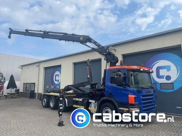 Scania P380 LB 8x4*4 HNA Euro 5 - HIAB 211 E-3 Hipro Crane with remote control + Multilift XR26S61 Hooklift - Year 2009 - Km 336.501 !! - Good condition - Гаковий мультиліфт вантажівка, Вантажівка з маніпулятором: фото 2 Scania P380 LB 8x4*4 HNA Euro 5 - HIAB 211 E-3 Hipro Crane with remote control + Multilift XR26S61 Hooklift - Year 2009 - Km 336.501 !! - Good condition - Гаковий мультиліфт вантажівка, Вантажівка з маніпулятором: фото 2