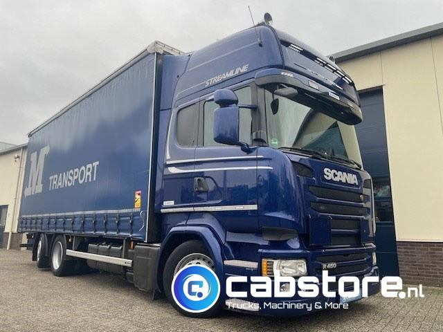 Scania R450 LB6X2MLB Euro 6 - Bouwjaar 2016 - Topline - Doorlaad-volume combi+ Wecon Middenas aanhangwagen - Good condition - Тентована вантажівка: фото 3 Scania R450 LB6X2MLB Euro 6 - Bouwjaar 2016 - Topline - Doorlaad-volume combi+ Wecon Middenas aanhangwagen - Good condition - Тентована вантажівка: фото 3