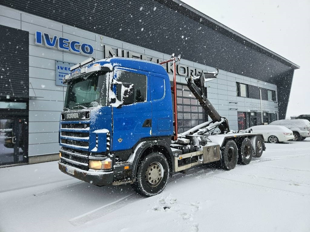Scania R164 6m taittokoukku - Гаковий мультиліфт вантажівка: фото 1 Scania R164 6m taittokoukku - Гаковий мультиліфт вантажівка: фото 1