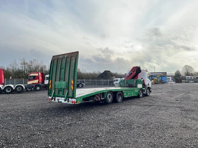 Scania P450 8X2*6 Knæklad + Kran HMF1820 – Machinetransporter - Автовоз вантажівка, Вантажівка з маніпулятором: фото 4 Scania P450 8X2*6 Knæklad + Kran HMF1820 – Machinetransporter - Автовоз вантажівка, Вантажівка з маніпулятором: фото 4