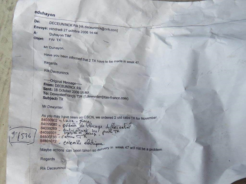 Кабіна в категорії Сільськогосподарська техніка New Holland TX: фото 37