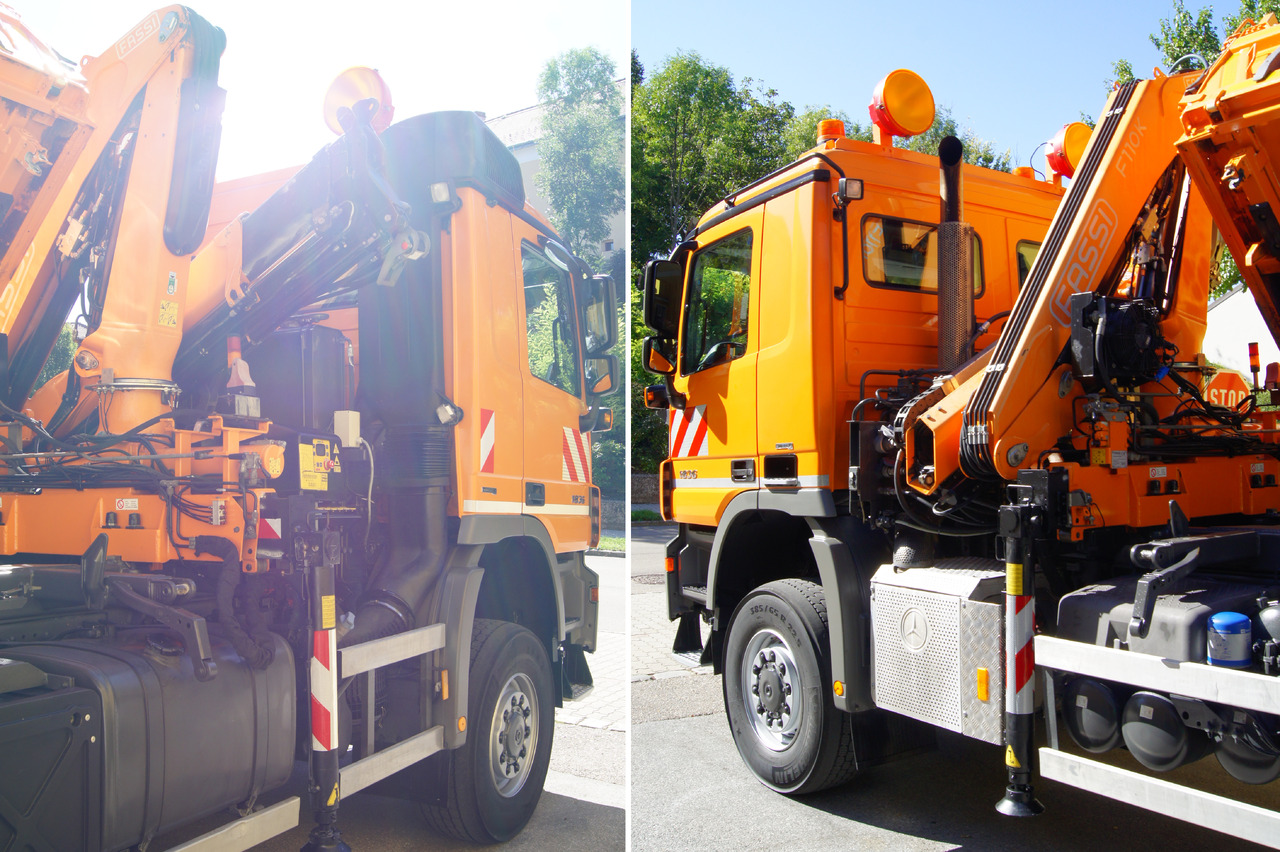 MERCEDES-BENZ ACTROS 1836 /4x4/TÜV/FASSI 110/MEILLER/Winterdienst/Wechselsystem - Снігоприбиральна машина: фото 5 MERCEDES-BENZ ACTROS 1836 /4x4/TÜV/FASSI 110/MEILLER/Winterdienst/Wechselsystem - Снігоприбиральна машина: фото 5