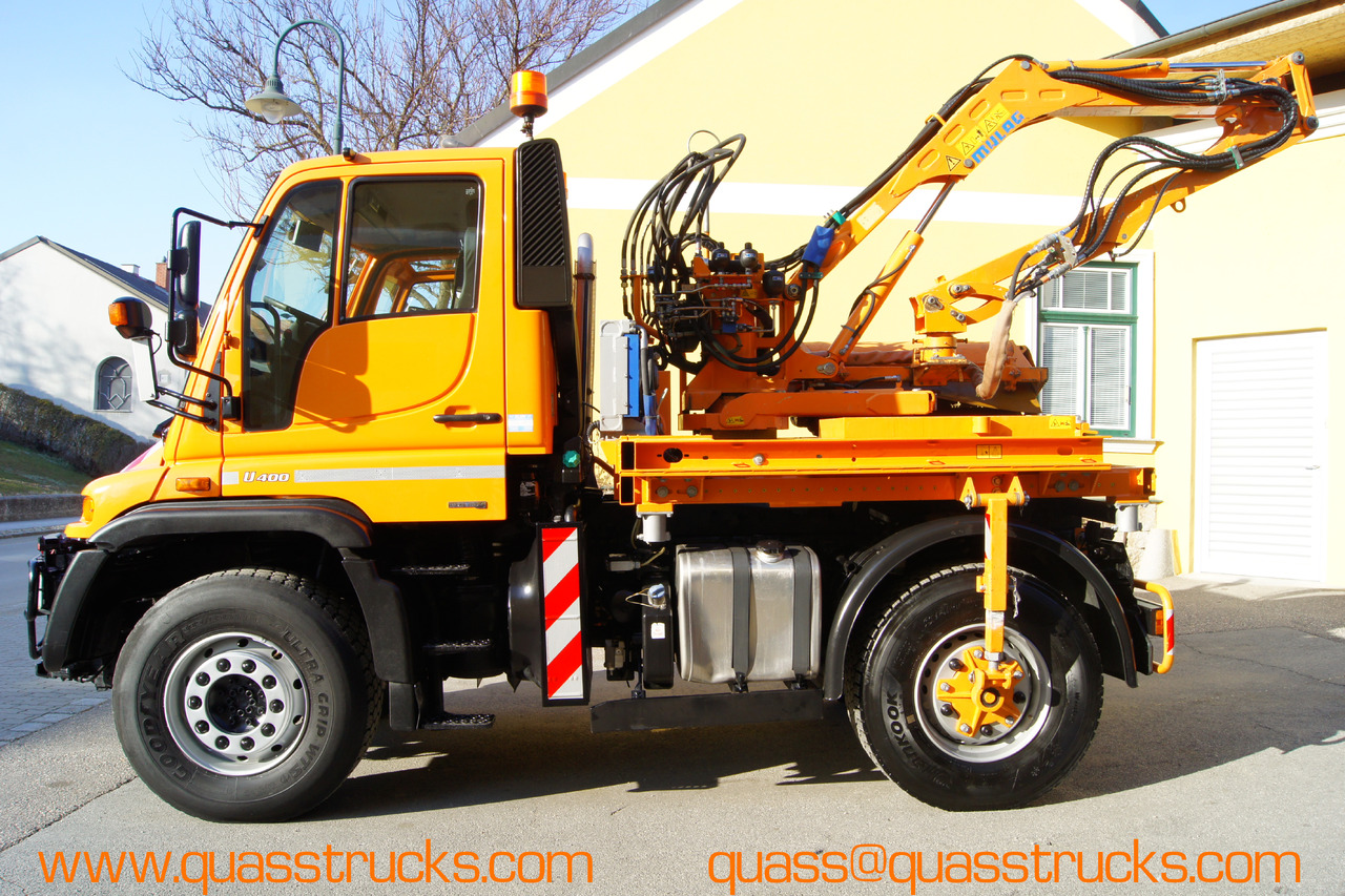 UNIMOG Unimog U 400/Hydrostat/Mähtür +MULAG MHU 800 - Самоскид вантажівка: фото 3 UNIMOG Unimog U 400/Hydrostat/Mähtür +MULAG MHU 800 - Самоскид вантажівка: фото 3