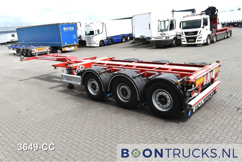 D-Tec FLEXITRAILER | 2x20-30-40-45ft HC * 2x LIFT AXLE * 2x EXTENDABLE * DISC BRAKES - Контейнеровоз/ Змінний кузов напівпричіп: фото 3 D-Tec FLEXITRAILER | 2x20-30-40-45ft HC * 2x LIFT AXLE * 2x EXTENDABLE * DISC BRAKES - Контейнеровоз/ Змінний кузов напівпричіп: фото 3
