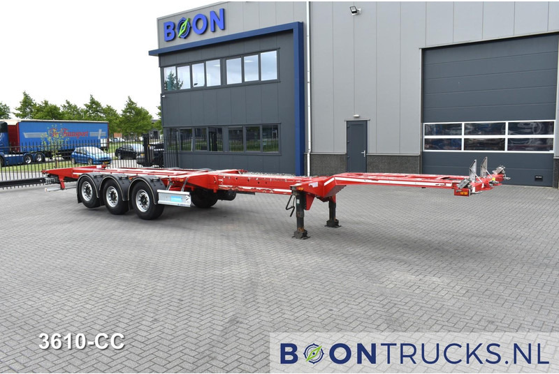 D-Tec FLEXITRAILER | 2x20-30-40-45ft HC * 2x LIFT AXLE * 2x EXTENDABLE * DISC BRAKES - Контейнеровоз/ Змінний кузов напівпричіп: фото 4 D-Tec FLEXITRAILER | 2x20-30-40-45ft HC * 2x LIFT AXLE * 2x EXTENDABLE * DISC BRAKES - Контейнеровоз/ Змінний кузов напівпричіп: фото 4