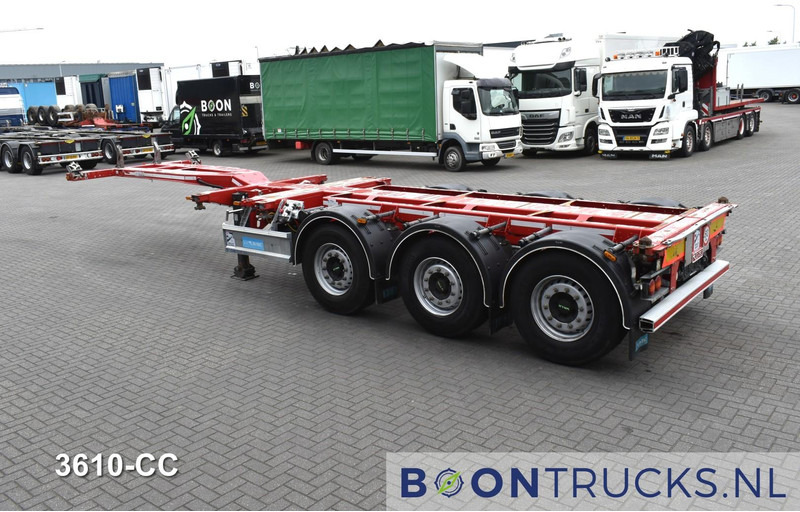 D-Tec FLEXITRAILER | 2x20-30-40-45ft HC * 2x LIFT AXLE * 2x EXTENDABLE * DISC BRAKES - Контейнеровоз/ Змінний кузов напівпричіп: фото 3 D-Tec FLEXITRAILER | 2x20-30-40-45ft HC * 2x LIFT AXLE * 2x EXTENDABLE * DISC BRAKES - Контейнеровоз/ Змінний кузов напівпричіп: фото 3