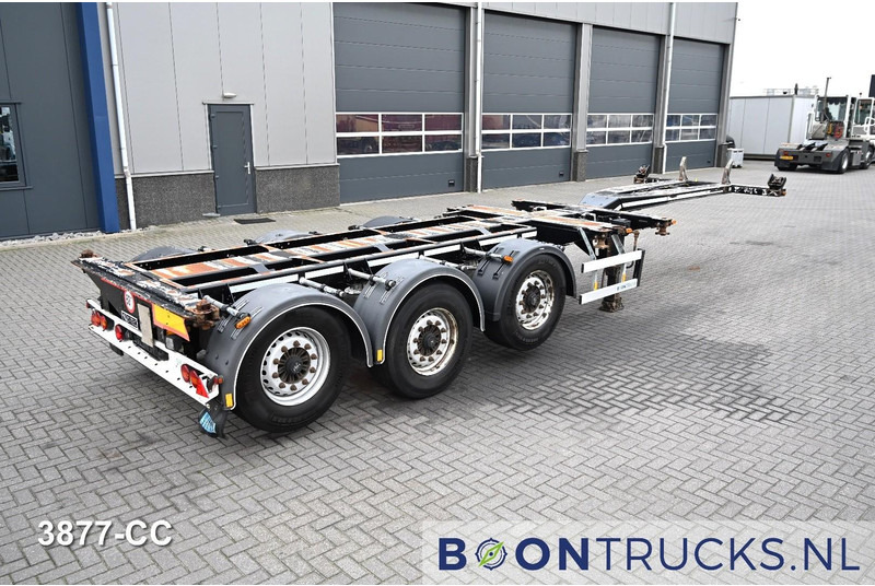 D-Tec FLEXITRAILER LS | 2x20-30-40-45ft HC * 2x LIFT AXLE * BPW / DISC * 2x EXTENDABLE - Контейнеровоз/ Змінний кузов напівпричіп: фото 1 D-Tec FLEXITRAILER LS | 2x20-30-40-45ft HC * 2x LIFT AXLE * BPW / DISC * 2x EXTENDABLE - Контейнеровоз/ Змінний кузов напівпричіп: фото 1