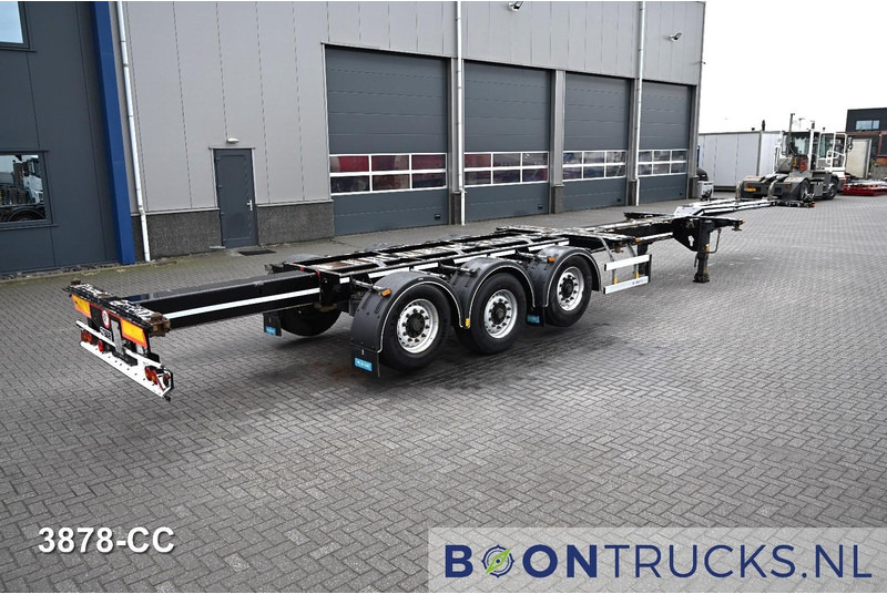 D-Tec FLEXITRAILER LS | 2x20-30-40-45ft HC * 2x LIFT AXLE * BPW / DISC * 2x EXTENDABLE - Контейнеровоз/ Змінний кузов напівпричіп: фото 2 D-Tec FLEXITRAILER LS | 2x20-30-40-45ft HC * 2x LIFT AXLE * BPW / DISC * 2x EXTENDABLE - Контейнеровоз/ Змінний кузов напівпричіп: фото 2