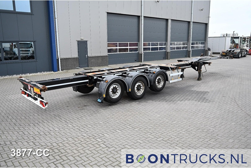 D-Tec FLEXITRAILER LS | 2x20-30-40-45ft HC * 2x LIFT AXLE * BPW / DISC * 2x EXTENDABLE - Контейнеровоз/ Змінний кузов напівпричіп: фото 2 D-Tec FLEXITRAILER LS | 2x20-30-40-45ft HC * 2x LIFT AXLE * BPW / DISC * 2x EXTENDABLE - Контейнеровоз/ Змінний кузов напівпричіп: фото 2