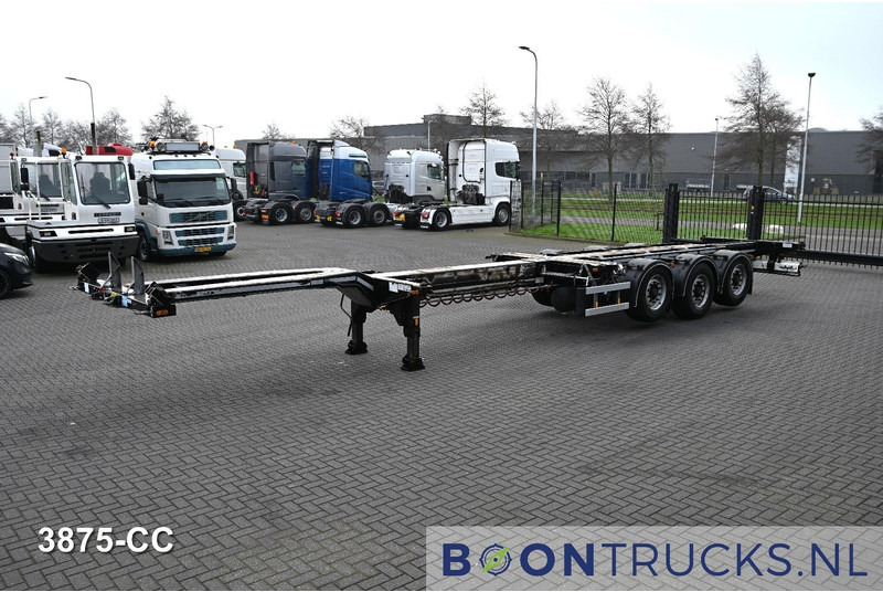 D-Tec FLEXITRAILER LS | 2x20-30-40-45ft HC * 2x LIFTAS * BPW / SCHIJF * APK 01-2027 - Контейнеровоз/ Змінний кузов напівпричіп: фото 4 D-Tec FLEXITRAILER LS | 2x20-30-40-45ft HC * 2x LIFTAS * BPW / SCHIJF * APK 01-2027 - Контейнеровоз/ Змінний кузов напівпричіп: фото 4