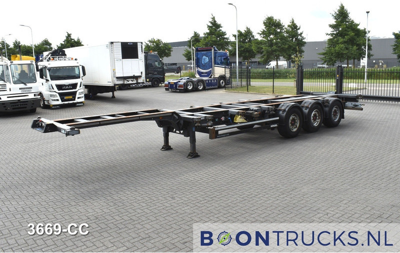 Kögel PORT 40 SIMPLEX 20 2x20-30-40ft HC * LIFT AXLE * SAF / DISC * EXTENDABLE REAR - Контейнеровоз/ Змінний кузов напівпричіп: фото 5 Kögel PORT 40 SIMPLEX 20 2x20-30-40ft HC * LIFT AXLE * SAF / DISC * EXTENDABLE REAR - Контейнеровоз/ Змінний кузов напівпричіп: фото 5