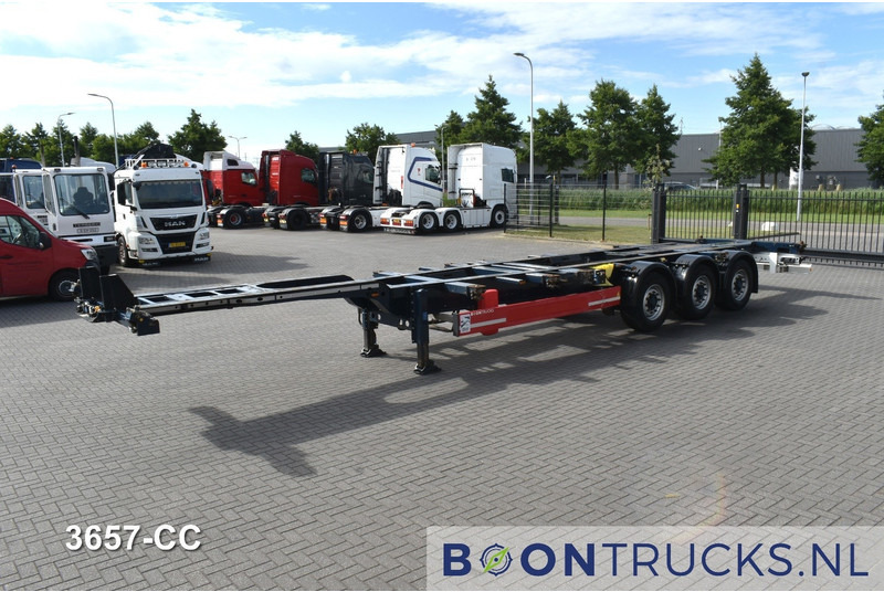Krone SD BOX LINER | 2x20-40-45ft HC * LIFT AXLE * BPW/DISC * EXTENDABLE REAR * 10x AVAILABLE - Контейнеровоз/ Змінний кузов напівпричіп: фото 4 Krone SD BOX LINER | 2x20-40-45ft HC * LIFT AXLE * BPW/DISC * EXTENDABLE REAR * 10x AVAILABLE - Контейнеровоз/ Змінний кузов напівпричіп: фото 4