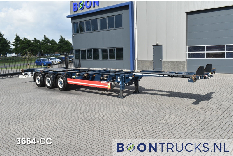 Krone SD BOX LINER | 2x20-40-45ft HC * LIFT AXLE * BPW/DISC * EXTENDABLE REAR * 9x AVAILABLE - Контейнеровоз/ Змінний кузов напівпричіп: фото 4 Krone SD BOX LINER | 2x20-40-45ft HC * LIFT AXLE * BPW/DISC * EXTENDABLE REAR * 9x AVAILABLE - Контейнеровоз/ Змінний кузов напівпричіп: фото 4