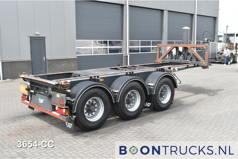 LAG O-3-CC | 20ft TIPPING CHASSIS * 24v SELF SUPPORT * LIFT AXLE * BPW / DISC - Контейнеровоз/ Змінний кузов напівпричіп: фото 1 LAG O-3-CC | 20ft TIPPING CHASSIS * 24v SELF SUPPORT * LIFT AXLE * BPW / DISC - Контейнеровоз/ Змінний кузов напівпричіп: фото 1