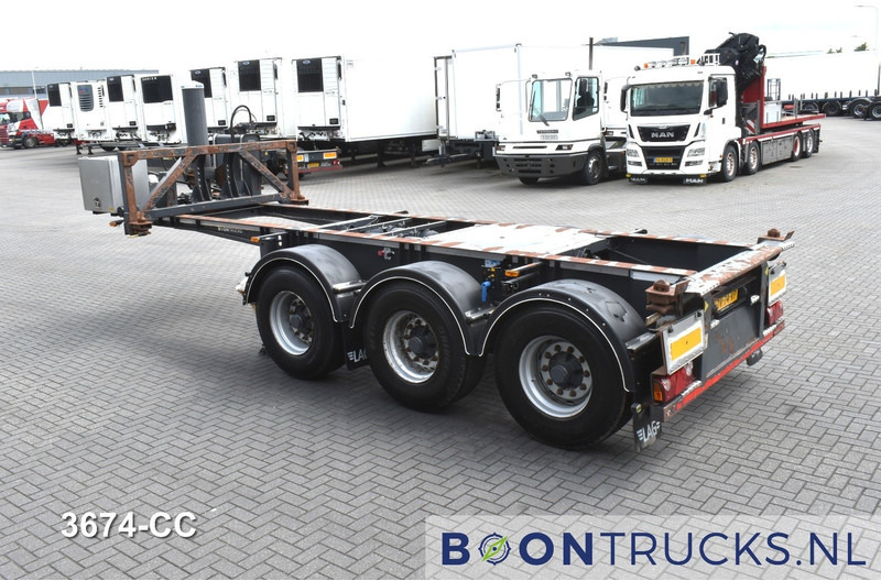 LAG O-3-CC A9 | 20ft TIPPING CHASSIS * 24v SELF SUPPORT * LIFT AXLE * BPW / DISC - Контейнеровоз/ Змінний кузов напівпричіп: фото 3 LAG O-3-CC A9 | 20ft TIPPING CHASSIS * 24v SELF SUPPORT * LIFT AXLE * BPW / DISC - Контейнеровоз/ Змінний кузов напівпричіп: фото 3