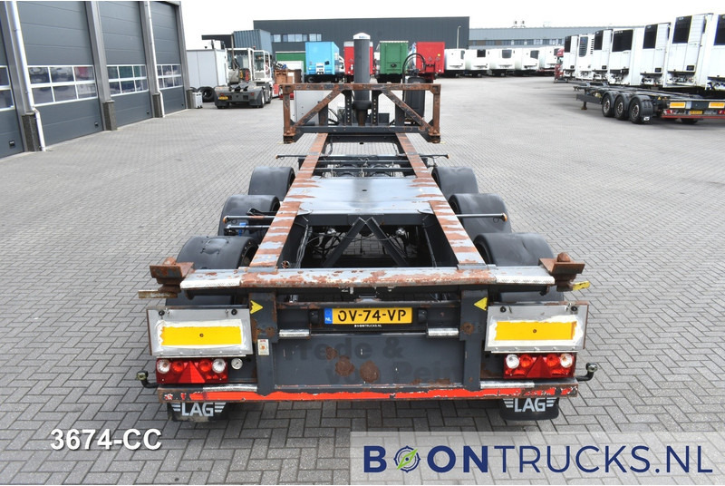 LAG O-3-CC A9 | 20ft TIPPING CHASSIS * 24v SELF SUPPORT * LIFT AXLE * BPW / DISC - Контейнеровоз/ Змінний кузов напівпричіп: фото 2 LAG O-3-CC A9 | 20ft TIPPING CHASSIS * 24v SELF SUPPORT * LIFT AXLE * BPW / DISC - Контейнеровоз/ Змінний кузов напівпричіп: фото 2