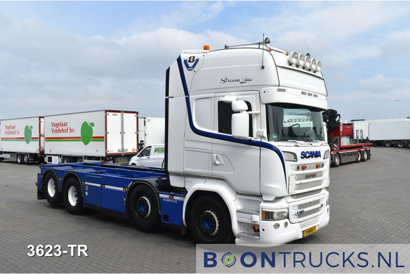 Scania R520 8x2 V8 | EURO6 * 20ft * RETARDER * NL TRUCK * APK 08-2025 * TOP CONDITION - Контейнеровоз/ Змінний кузов вантажівка: фото 4 Scania R520 8x2 V8 | EURO6 * 20ft * RETARDER * NL TRUCK * APK 08-2025 * TOP CONDITION - Контейнеровоз/ Змінний кузов вантажівка: фото 4