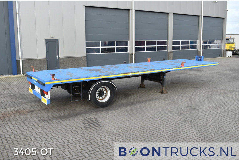Schmitz Cargobull SKO 10 PLATTE BAK | TWISTLOCKS 20ft * L 900 cm * KENTEKEN LANGZAAM VERKEER - Бортовий напівпричіп/ Платформа: фото 1 Schmitz Cargobull SKO 10 PLATTE BAK | TWISTLOCKS 20ft * L 900 cm * KENTEKEN LANGZAAM VERKEER - Бортовий напівпричіп/ Платформа: фото 1