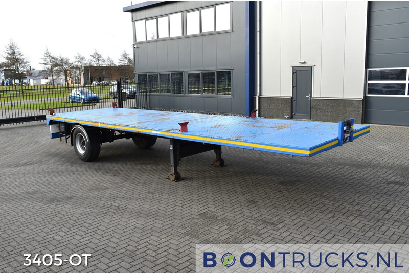 Schmitz Cargobull SKO 10 PLATTE BAK | TWISTLOCKS 20ft * L 900 cm * KENTEKEN LANGZAAM VERKEER - Бортовий напівпричіп/ Платформа: фото 4 Schmitz Cargobull SKO 10 PLATTE BAK | TWISTLOCKS 20ft * L 900 cm * KENTEKEN LANGZAAM VERKEER - Бортовий напівпричіп/ Платформа: фото 4