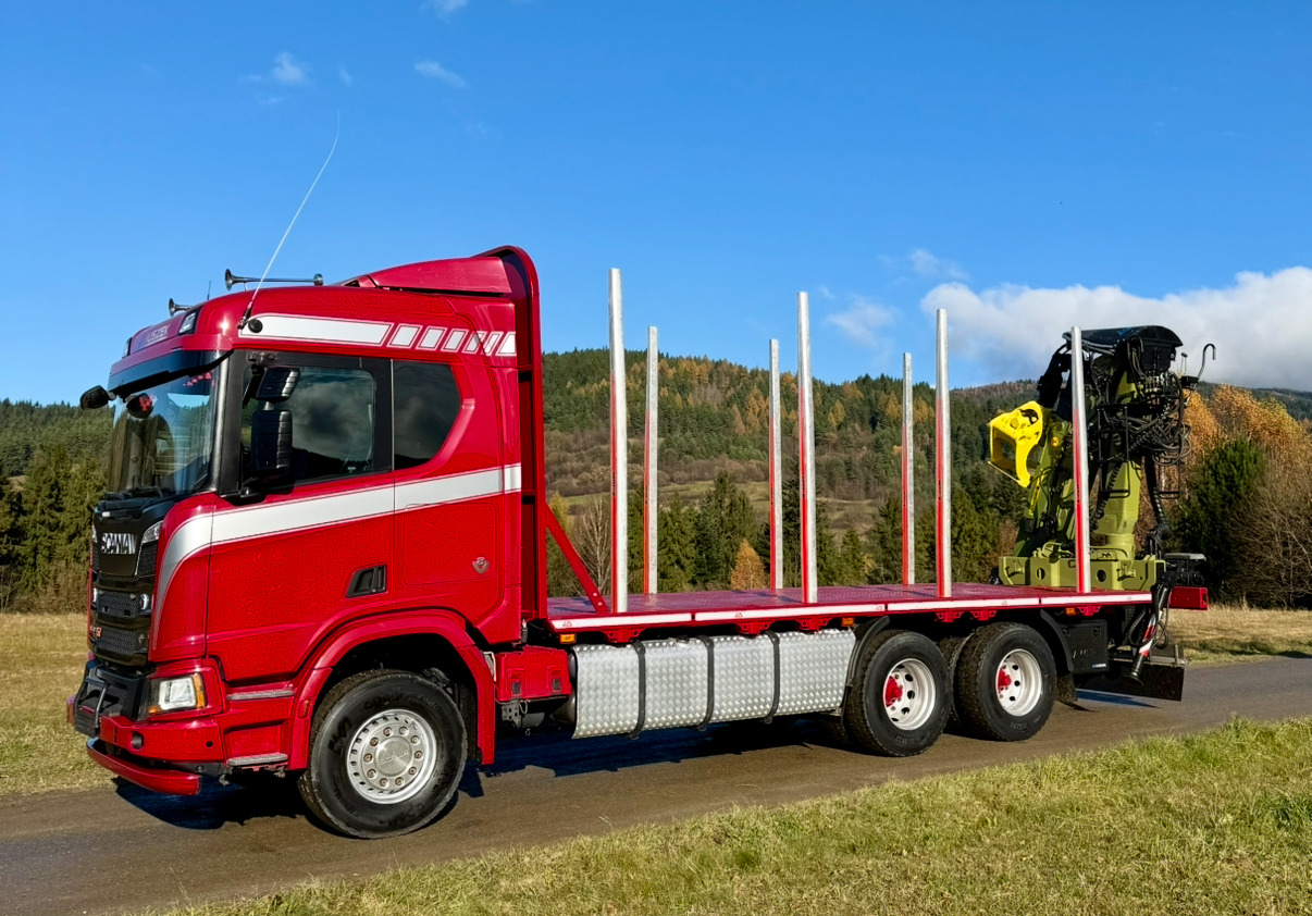 SCANIA R520 XT - Лісовоз, Вантажівка з маніпулятором: фото 2 SCANIA R520 XT - Лісовоз, Вантажівка з маніпулятором: фото 2
