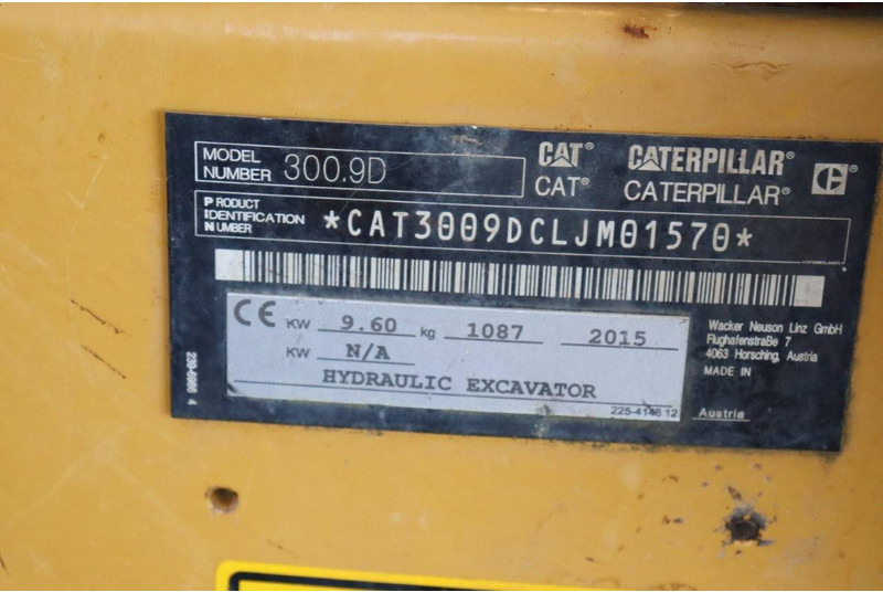 Міні-екскаватор Caterpillar 300.9D: фото 14