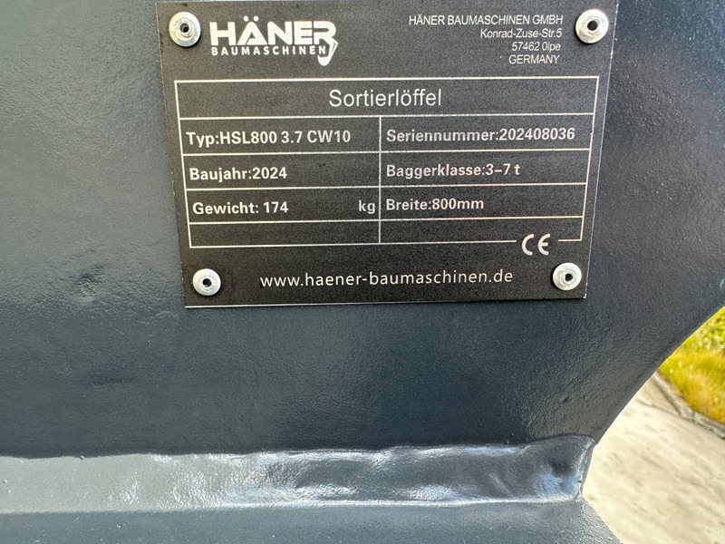 Haner HSL800 3.7 CW10 - Ківш: фото 5 Haner HSL800 3.7 CW10 - Ківш: фото 5