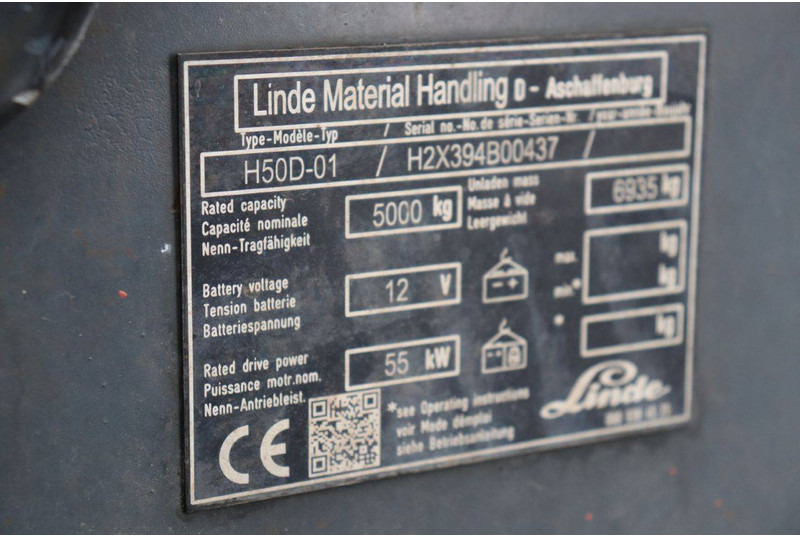 Дизельний навантажувач Linde H50D-01: фото 13
