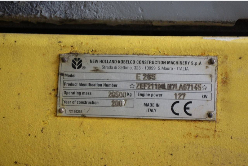 Гусеничний екскаватор New Holland E265: фото 20