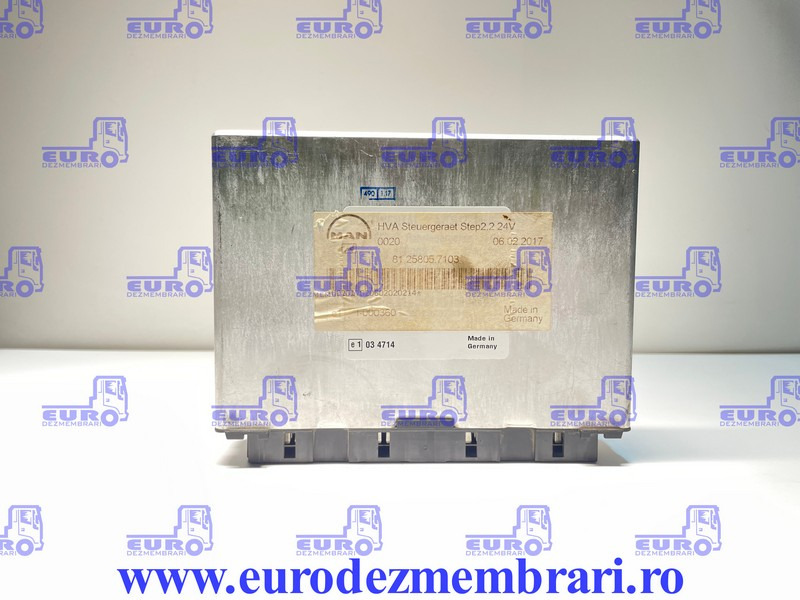 CALCULATOR HVA MAN TGX TGS TGA 81.25805.7103, 81.25805.7060, 81.25805.7034 - Блок управління в категорії Вантажівки: фото 1 CALCULATOR HVA MAN TGX TGS TGA 81.25805.7103, 81.25805.7060, 81.25805.7034 - Блок управління в категорії Вантажівки: фото 1