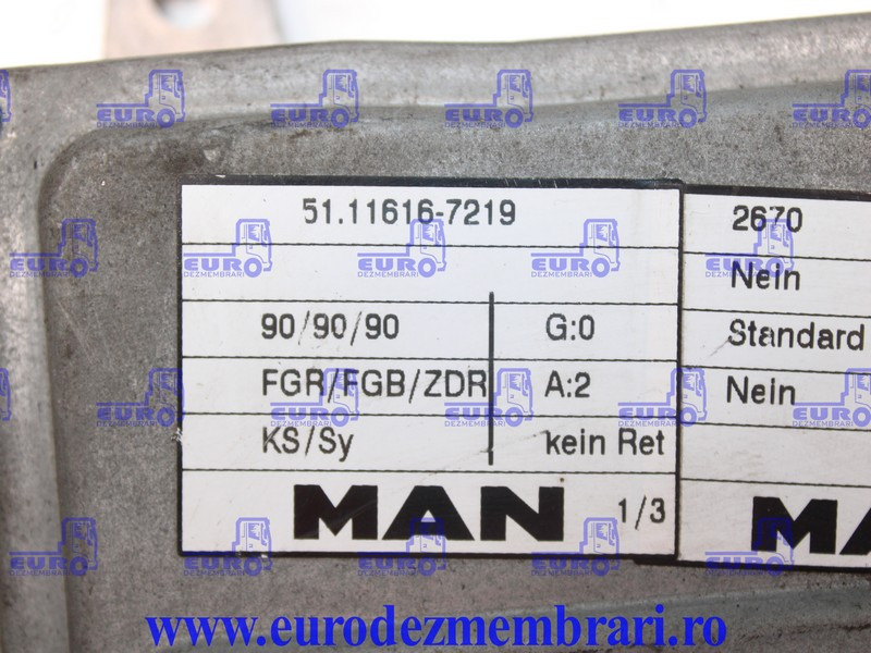 CALCULATOR MOTOR MAN LE 51.11616.7219, 51.11616.7146, 51.11616.7286 - Блок управління в категорії Вантажівки: фото 3 CALCULATOR MOTOR MAN LE 51.11616.7219, 51.11616.7146, 51.11616.7286 - Блок управління в категорії Вантажівки: фото 3