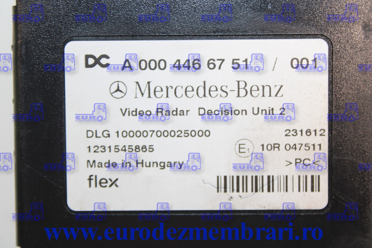 CALCULATOR VIDEO RADAR MERCEDES ACTROS MP5 A0004466751 - Блок управління в категорії Вантажівки: фото 3 CALCULATOR VIDEO RADAR MERCEDES ACTROS MP5 A0004466751 - Блок управління в категорії Вантажівки: фото 3