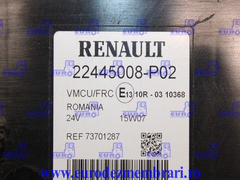 CALCULATOR VMCU RENAULT T 22445005, 22445008, 22777547, 23006079, 21936559 - Блок управління в категорії Вантажівки: фото 4 CALCULATOR VMCU RENAULT T 22445005, 22445008, 22777547, 23006079, 21936559 - Блок управління в категорії Вантажівки: фото 4