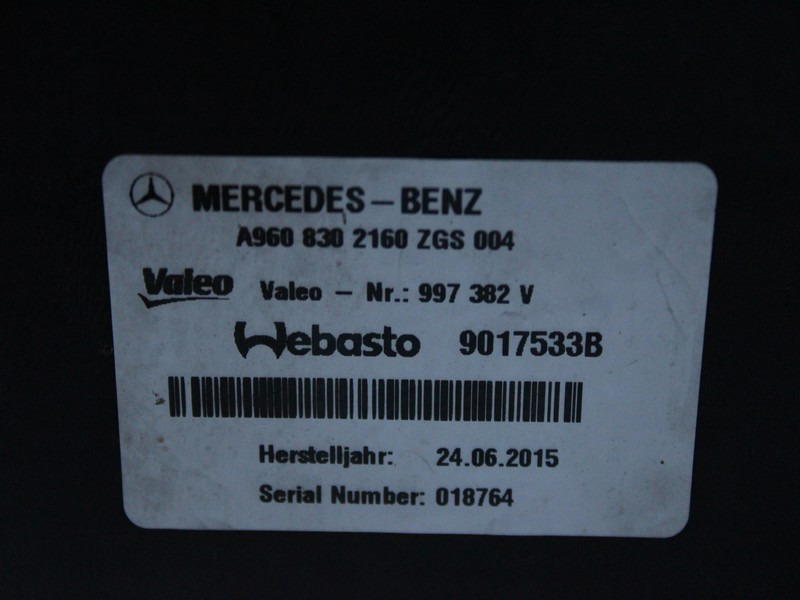 CLIMA STATIONARE MERCEDES ACTROS MP4 A9608302160 - Частина системи кондиціонування в категорії Вантажівки: фото 3 CLIMA STATIONARE MERCEDES ACTROS MP4 A9608302160 - Частина системи кондиціонування в категорії Вантажівки: фото 3