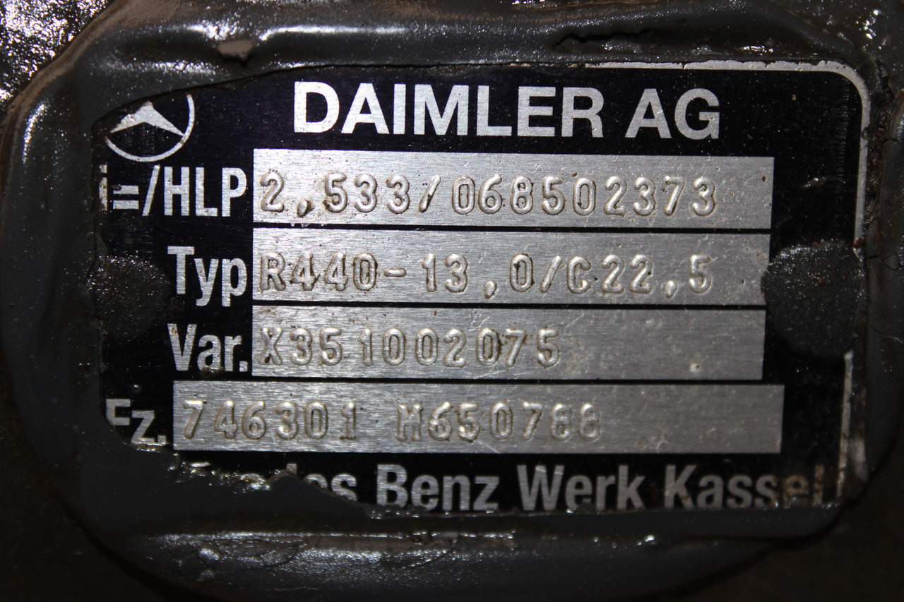 DIFERENTIAL MERCEDES ACTROS R=2,533 R440-13 X351002075, 068502373 - Диференціал в категорії Вантажівки: фото 3 DIFERENTIAL MERCEDES ACTROS R=2,533 R440-13 X351002075, 068502373 - Диференціал в категорії Вантажівки: фото 3