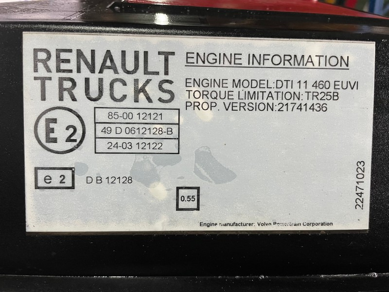 MOTOR RENAULT T DTI 11 460CP E6 21741436 - Двигун в категорії Вантажівки: фото 5 MOTOR RENAULT T DTI 11 460CP E6 21741436 - Двигун в категорії Вантажівки: фото 5