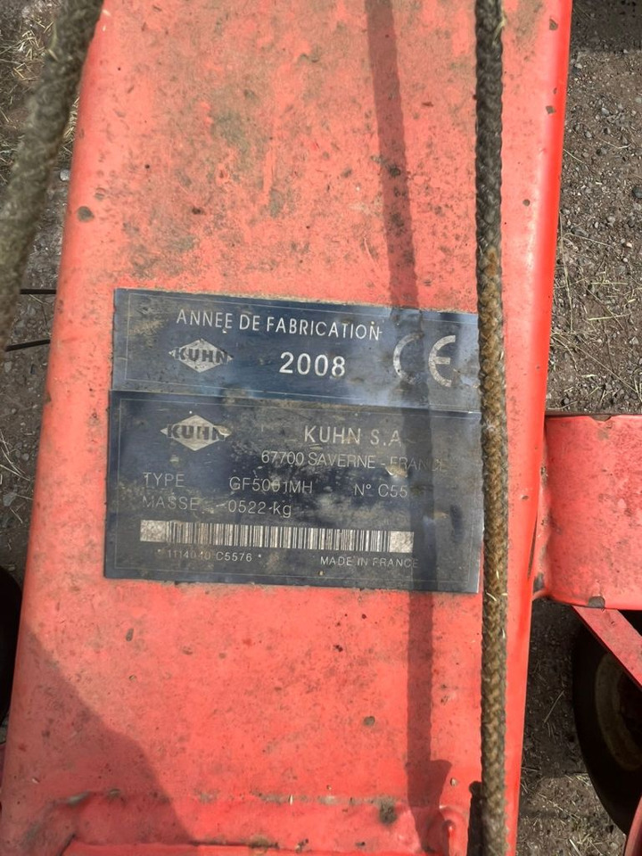 Kuhn GF5001MH - Сіноворушилка: фото 3 Kuhn GF5001MH - Сіноворушилка: фото 3