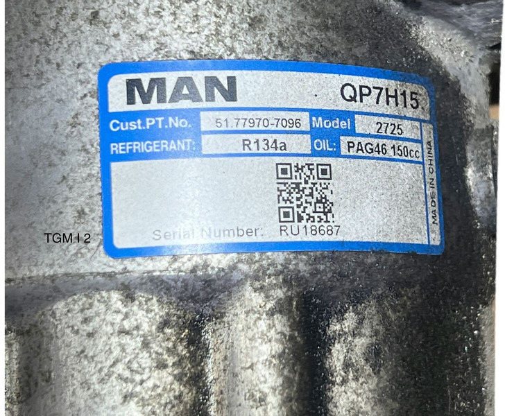 MAN - Компресор кондиціонера: фото 2 MAN - Компресор кондиціонера: фото 2