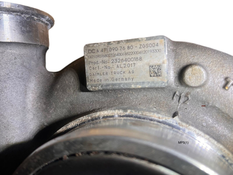 Mercedes-Benz MP5 - Турбіна: фото 4 Mercedes-Benz MP5 - Турбіна: фото 4