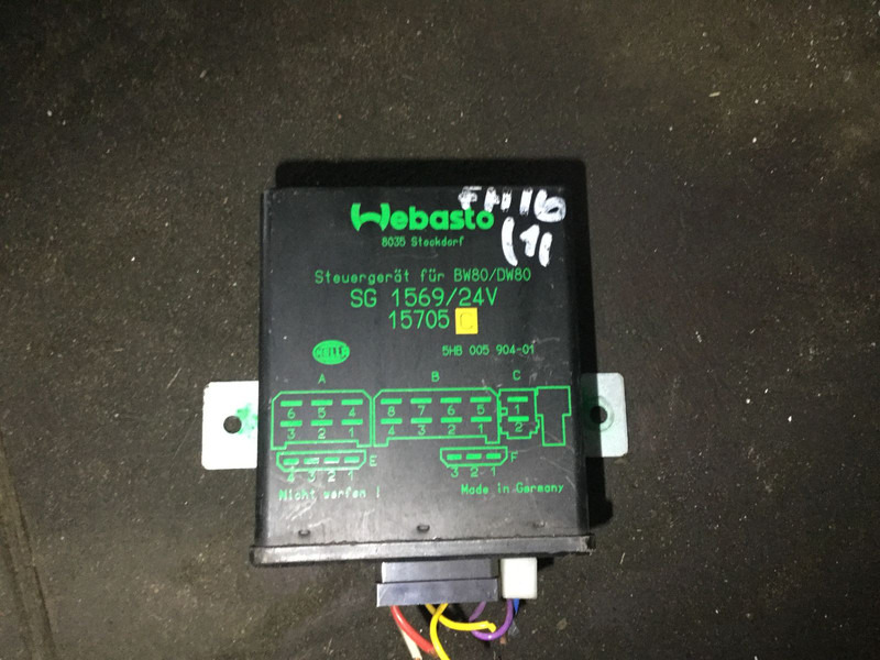 Webasto SG 1569/24V 15705 - Блок управління: фото 1 Webasto SG 1569/24V 15705 - Блок управління: фото 1