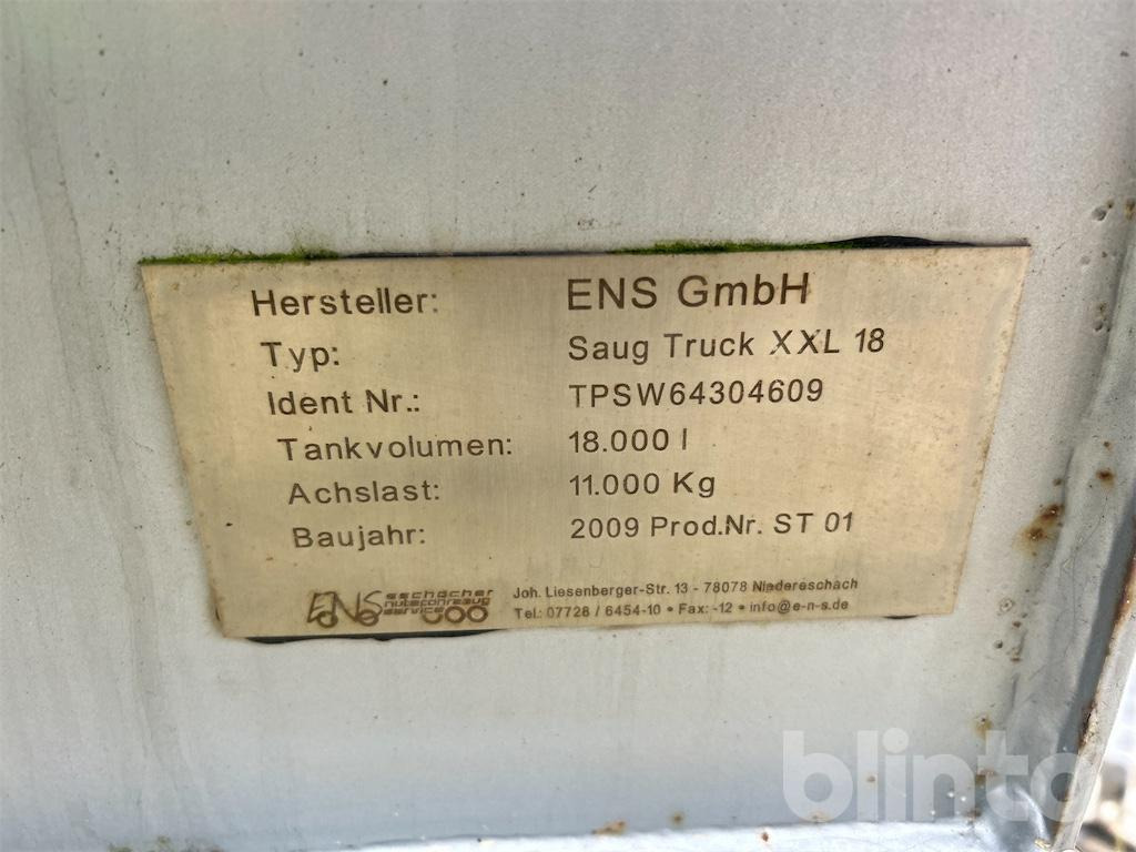 ENS Saug Truck XXL 18 (2009) - Напівпричіп цистерна: фото 5 ENS Saug Truck XXL 18 (2009) - Напівпричіп цистерна: фото 5