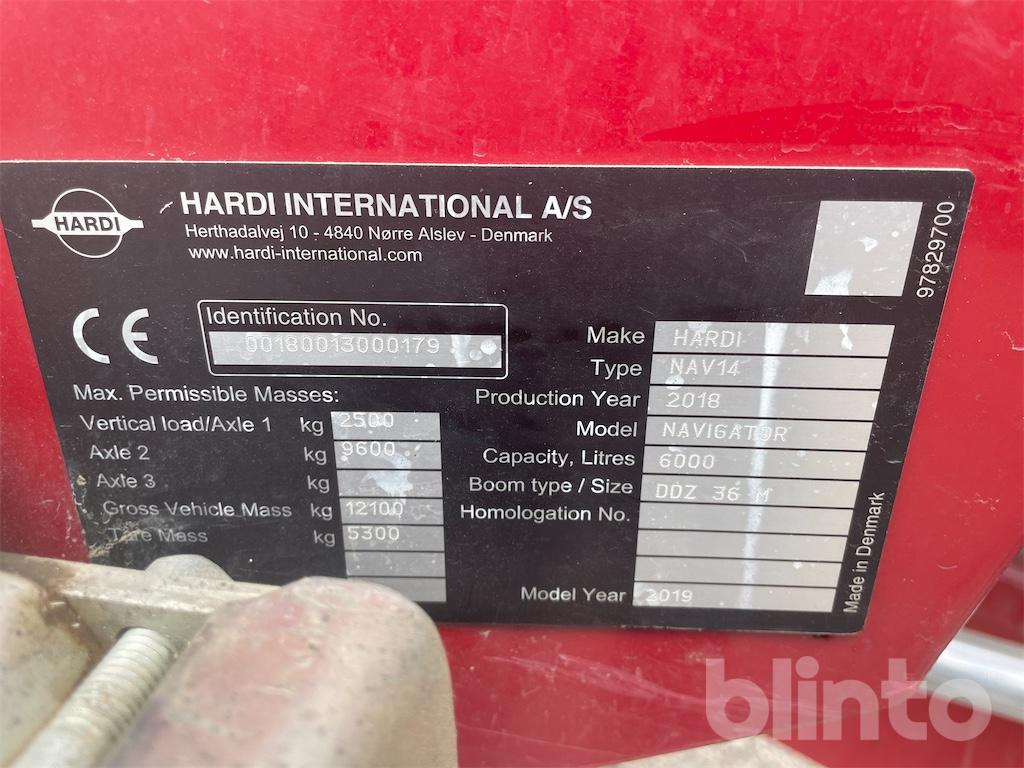 HARDI NAV14 (2019) - Обприскувач: фото 5 HARDI NAV14 (2019) - Обприскувач: фото 5