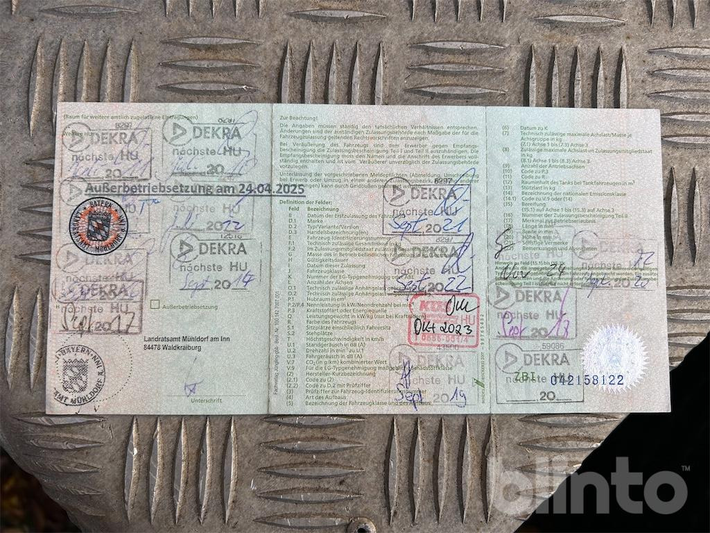 Meusburger Typ MPG-3 (2008) - Бортовий напівпричіп/ Платформа: фото 5 Meusburger Typ MPG-3 (2008) - Бортовий напівпричіп/ Платформа: фото 5