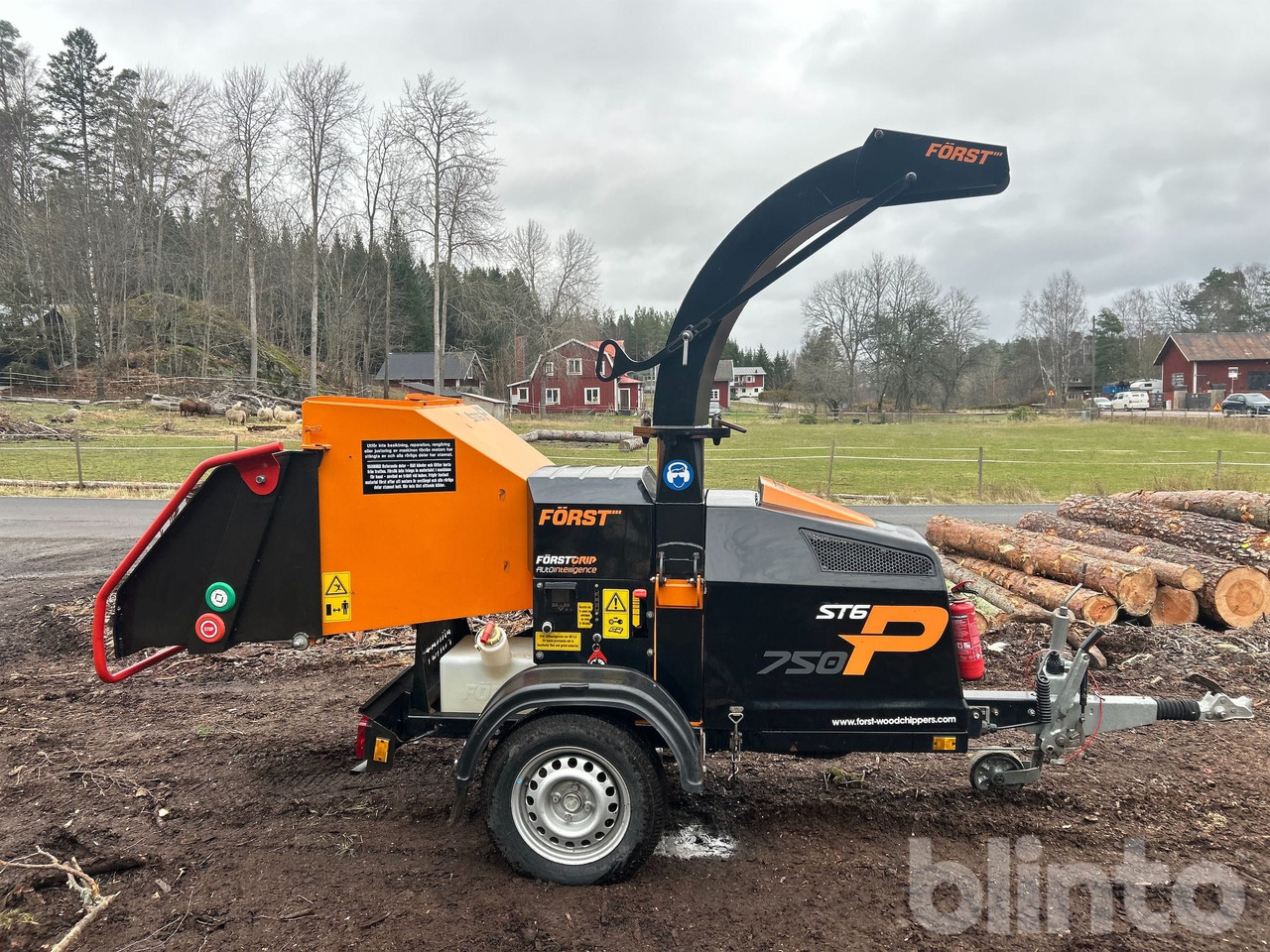 REDWOOD GLOBAL FÖRST ST6P 750 - Дробарка для лісництва: фото 4 REDWOOD GLOBAL FÖRST ST6P 750 - Дробарка для лісництва: фото 4